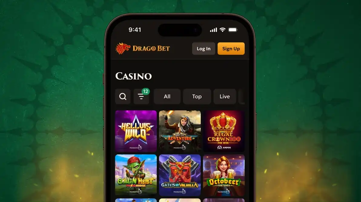 DragoBet Casino App-schermafbeelding